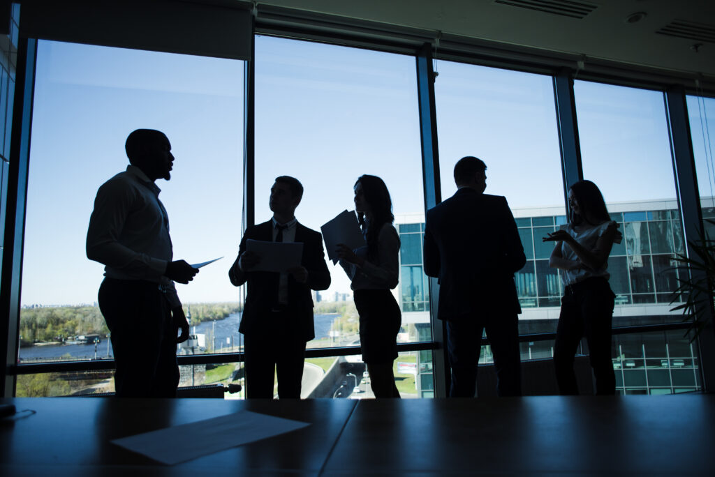 윈테크의 사업관리 분야를 대표하는 이미지