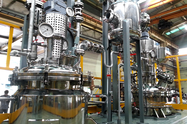 윈테크 화학공정용 반응기 제작 사례