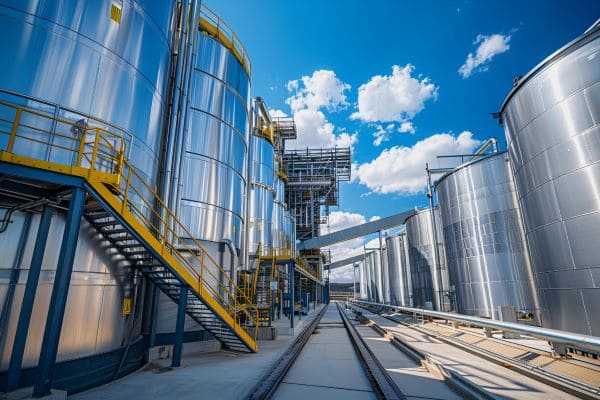 윈테크 화학 및 유체 저장용 저장탱크 제작 사례